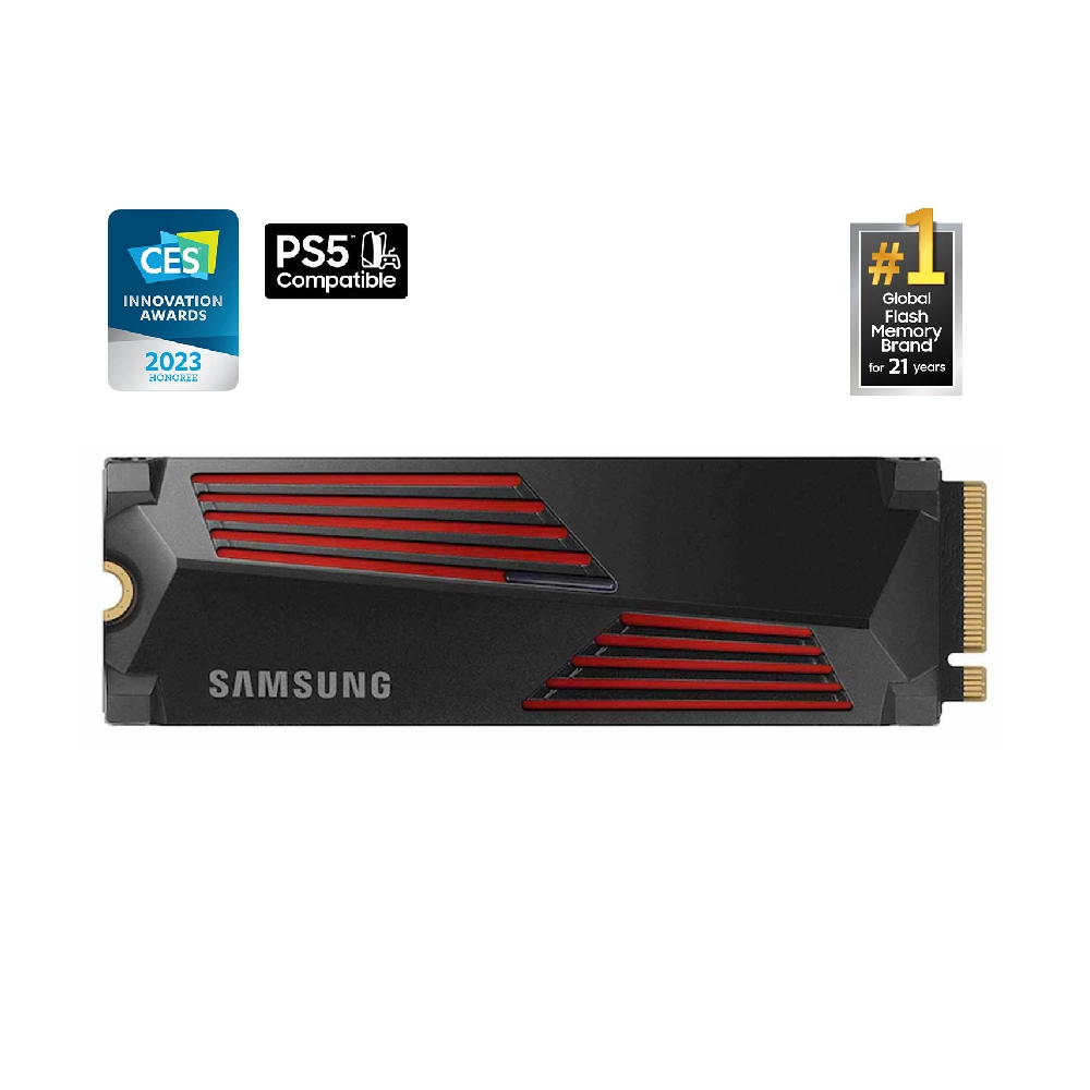 Samsung Internal SSD 2TB NVMe 2280 (990 Pro Heatsink) view 2